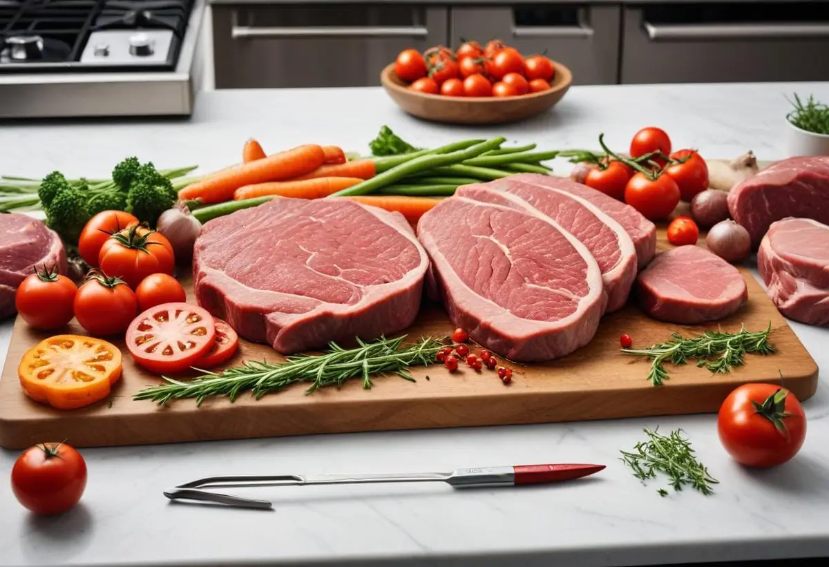 Gravid och rött kött – vad får du äta illustration