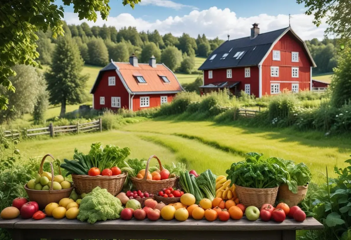 Upptäck svensk hälsokost – goda vanor för alla! illustration