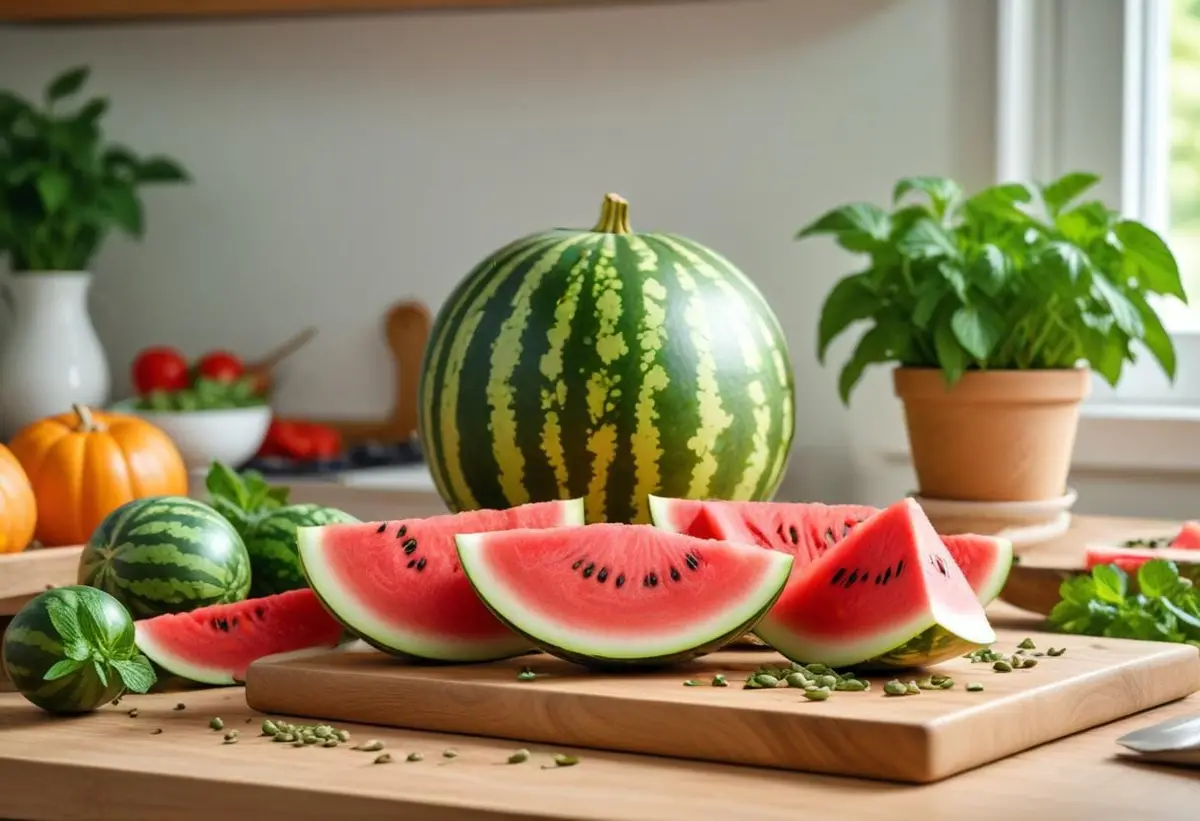 Vattenmelon när du är gravid – gott och fräscht! illustration